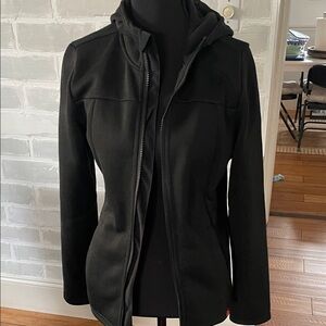 Women's Black Hooded Jacket